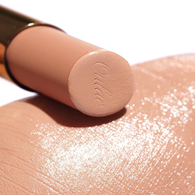 Oulac Color Rich Satin Lipstick - Nude Beige Full Coverage Lip Color, Creamy Silky-Smooth, Moisturizing, Satin Matte Finish, Infused With Shea Butter, Vegan & Clean Beauty, 4g, SG09 Buttercream-Velvo Beauty