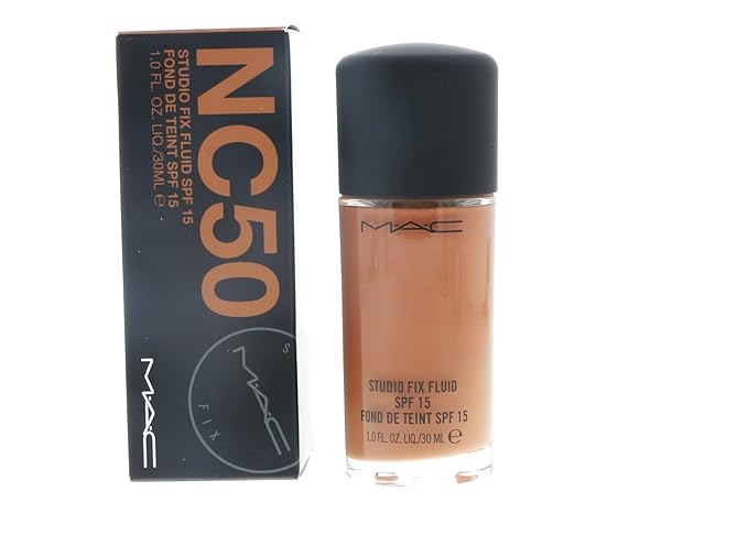 MAC 'Studio Fix' Fluid Foundation SPF 15#NC50-Velvo Beauty