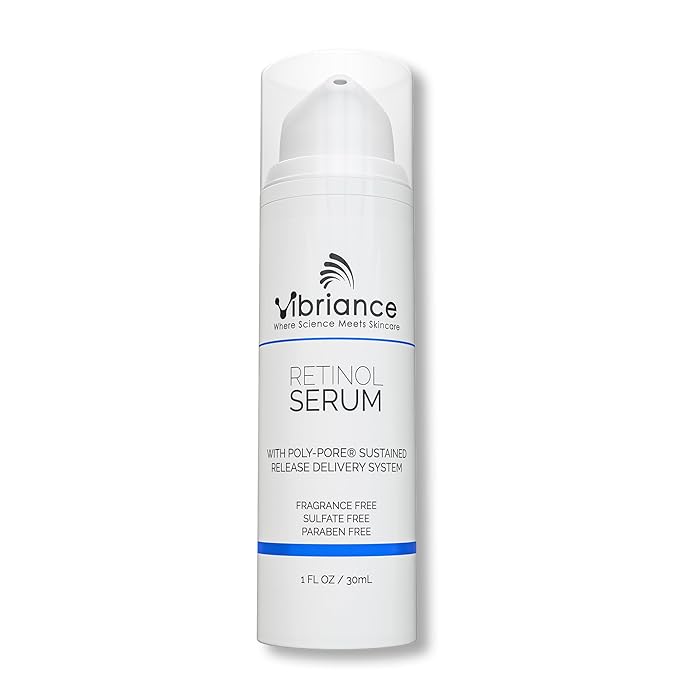 Vibriance Retinol Serum for Face - Reduces Appearance of Deep Wrinkles and Large Pores, Enhances Tone, Improves Complexion - Sensitive, Mature Skin Night Cream - 1 fl oz-Velvo Beauty