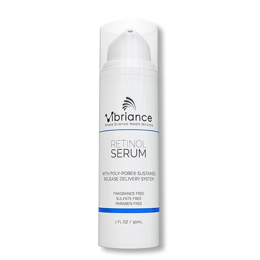 Vibriance Retinol Serum for Face - Reduces Appearance of Deep Wrinkles and Large Pores, Enhances Tone, Improves Complexion - Sensitive, Mature Skin Night Cream - 1 fl oz-Velvo Beauty