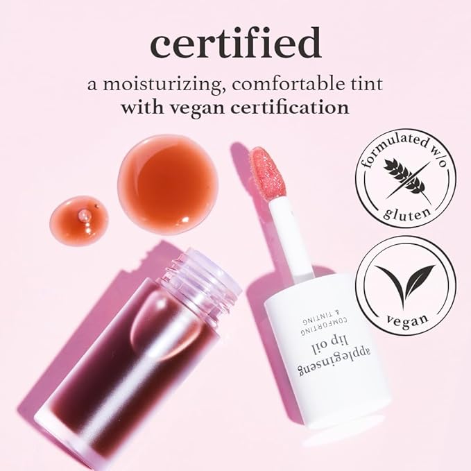 NOONI Korean Lip Oil - Appleginseng | Lip Stain, Gift, Long-Lasting, Moisturizing, Plumping, Revitalizing for Dry Lips, Waterproof, No Peel Off, Korean Lip Tint 0.12 Fl Oz-Velvo Beauty