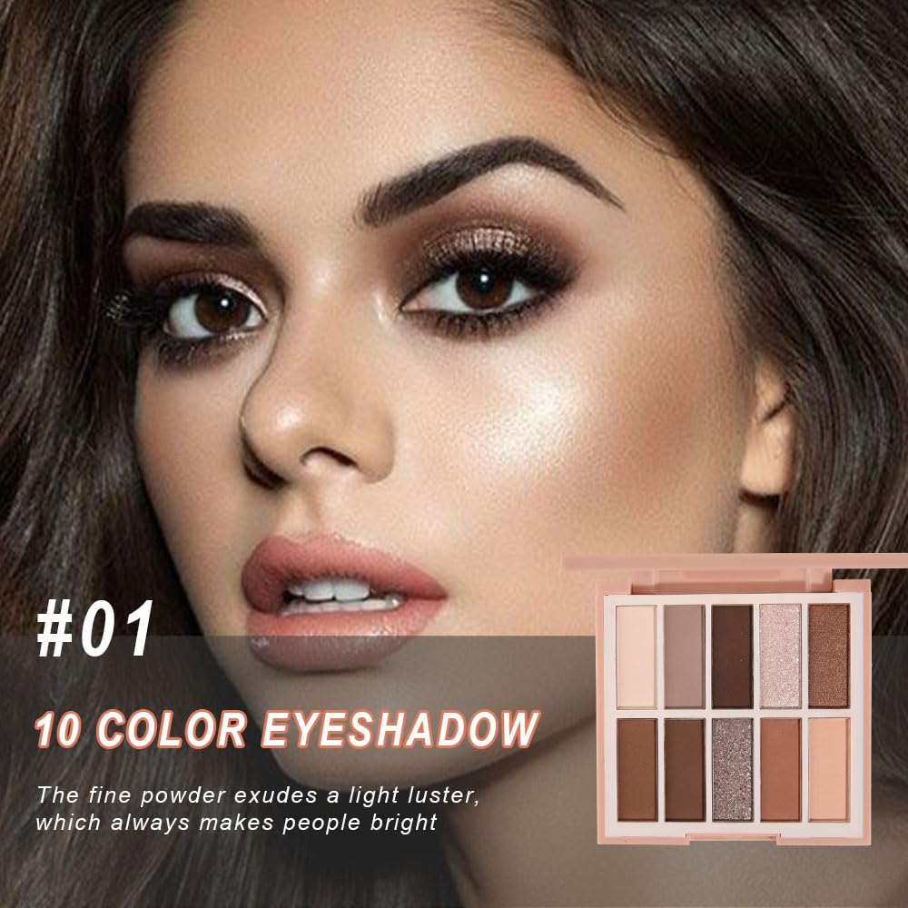 Neutral Nude Eye Shadow Palette,Matte Brown Bronze Naked Cream Eyeshadow Palette,Make Up Pallets for Women Natural Eyeshadows for Eyes Long Lasting Naturing-Looking-Velvo Beauty