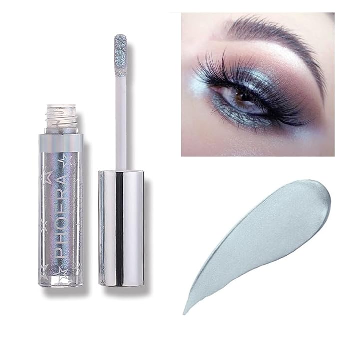 Glitter Eyeshadow,Makeup For Eyes Liquid Shimmer Sparkle Glow Light Colors Pencil Stick Shiny Long Lasting Waterproof Shining Eye Shadow Sets Metallic Pigments Metals Gloss Sparkling Pen Kit (A111)-Velvo Beauty