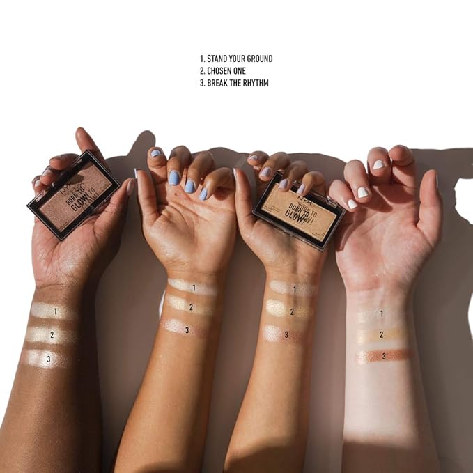 NYX PROFESSIONAL MAKEUP Born to Glow Highlighter Singles, Break The Rhythm-Velvo Beauty