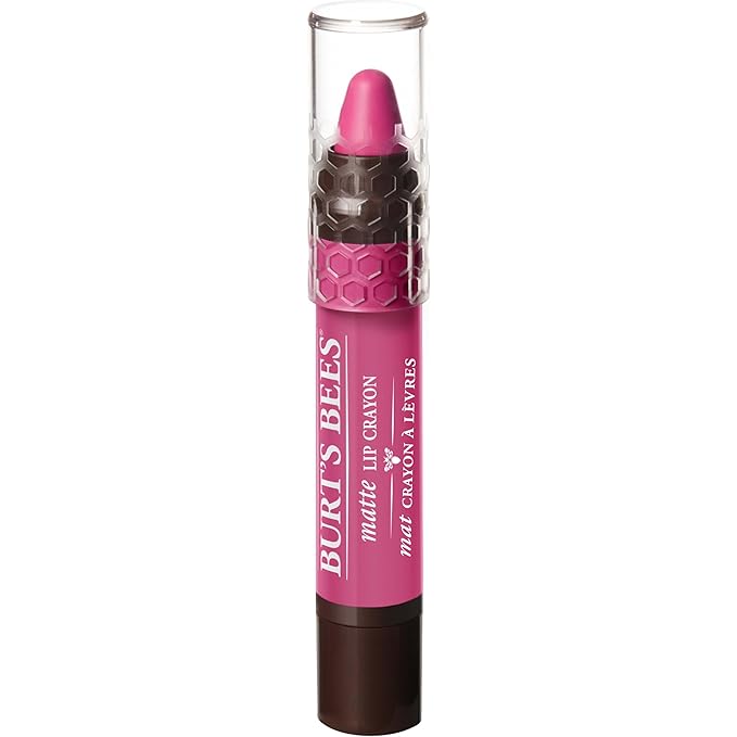 Burt’s Bees 100% Natural Origin Moisturizing Matte Lip Crayon, Hawaiian Smolder - 1 Crayon-Velvo Beauty