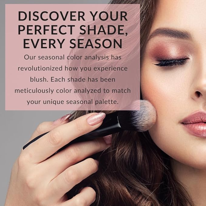 Color Pro Blush by Color Me Beautiful, Pressed Powder Blush with Buildable Coverage, Complexion Enhancing Makeup-Velvo Beauty