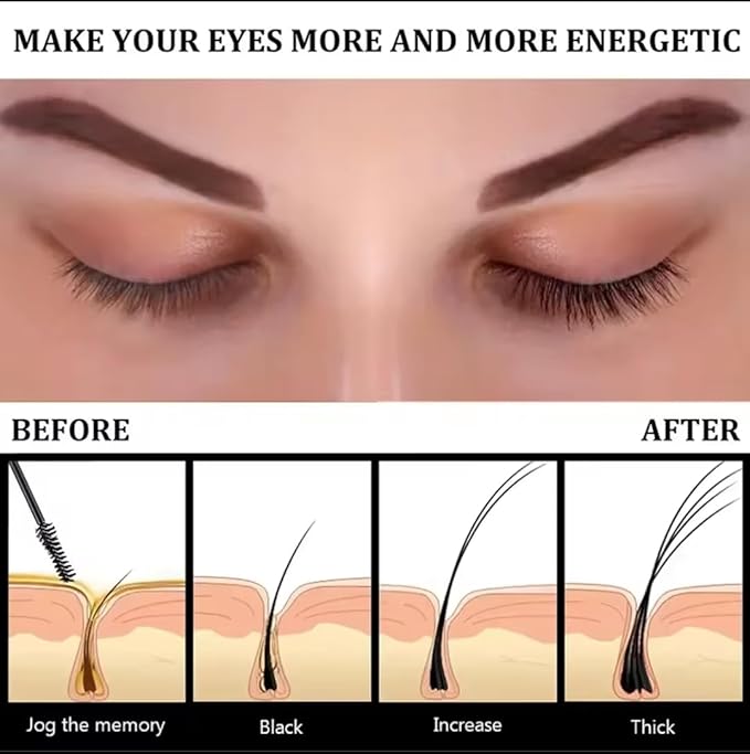 Eyelash Growth Serum, Pure Castor Oil, 0.34 fl oz with Applicator-Velvo Beauty