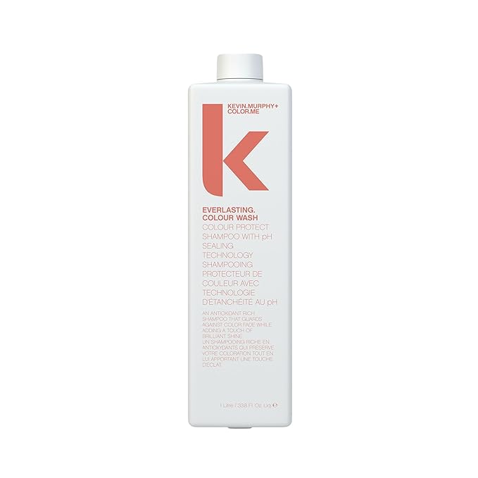 KEVIN.MURPHY EVERLASTING.COLOUR WASH - Hair Colour Shampoo - Colour Protect Hair Care - pH Balanced Shampoo - Sulphate Free -1000 mL / 8.4 fl oz-Velvo Beauty