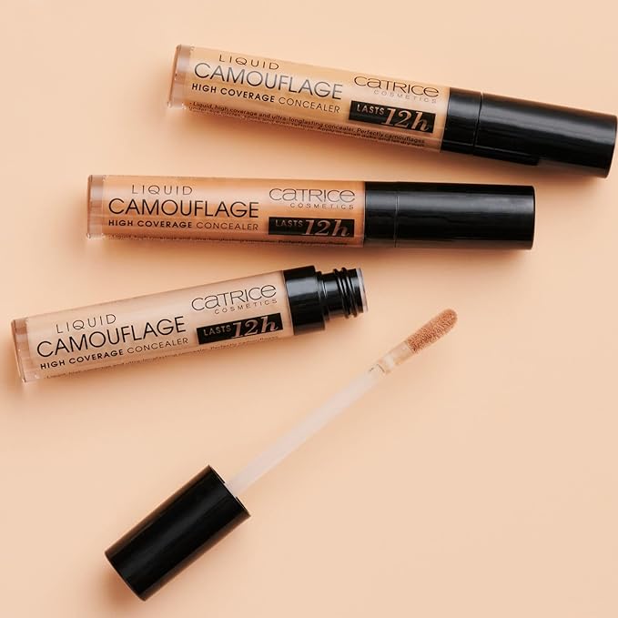 Catrice | Liquid Camouflage High Coverage Concealer | Ultra Long Lasting Concealer | Oil & Paraben Free | Cruelty Free (007 | Natural Rose)-Velvo Beauty