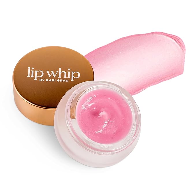 Kari Gran Lip Whip | Moisturizing Lip Balm with Organic Oils | Glossy Sheen + Peppermint | Rich Buttery Texture, Hydrates & Protects | Non-GMO, Organic Ingredients, Made in USA (Tinted Peppermint)-Velvo Beauty