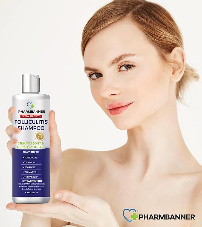 Anti-Fungal Shampoo for Itchy, Dry Scalp – Supports Scalp Health, Helps with Folliculitis, Seborrheic Dermatitis & Scalp Flaking-2 Pack-Velvo Beauty