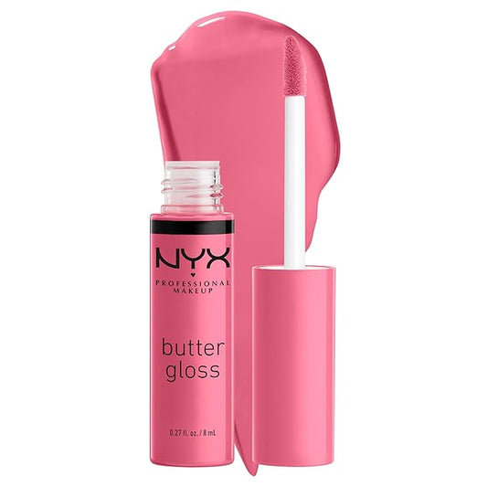 NYX PROFESSIONAL MAKEUP Butter Gloss, Non-Sticky Lip Gloss - Vanilla Cream Pie (Mauve)-Velvo Beauty