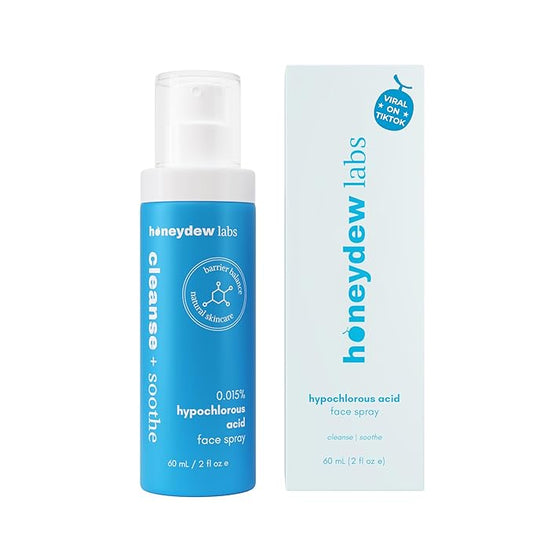 Hypochlorous Acid Spray – Eyelid Cleanser, HOCl Face & Skin Mist for Acne, Eczema & Irritation – Multi-Purpose Skin Repair – Post-Workout, Scalp & Sensitive Skin, Travel Size - 2 oz-Velvo Beauty