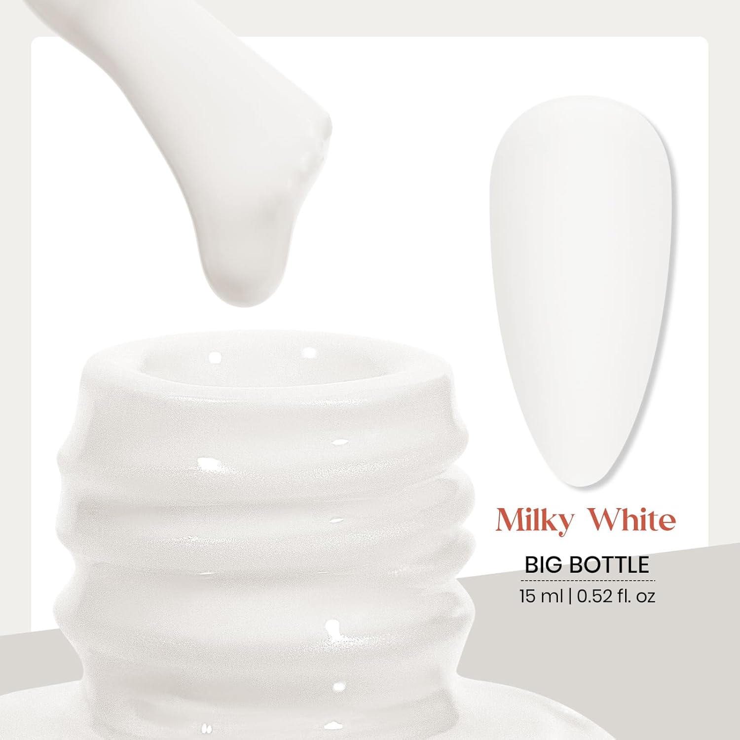 MIZHSE White Nail Polish Matte, 15ML Large Capacity Quick Dry Nail Lacquer for Nail Art Varnish, Mist Effect Matte Finish Velvet Nail Polish for Women Girl Nail Art DIY Home. 0.53 fl oz-Velvo Beauty