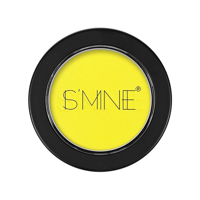 IS'MINE Single Yellow Matte Eyeshadow Powder Palette High Pigment, Longwear, Intense Color Best Yellow Eyeshadow-Velvo Beauty