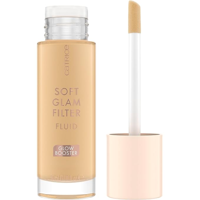 Catrice | Soft Glam Filter Fluid | Luminous Make Up Base & Highlighter for Radiant Complexion | With Vitamin E & Squalene | Vegan & Cruelty Free (20 | Light - Medium)-Velvo Beauty