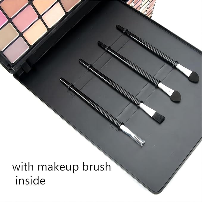 Professional Multi-in-one Makeup Gift Kit for Women - 90 eyeshadow Palette,8 Lipstick Set Lips,8 blush,5 concealer,4 brushes With Mirror,for girls, beginners and professionals Gift Kit-Velvo Beauty