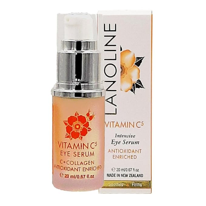 New Zealand Vitamin C5 Antiaging Intensive Eye Contour Serum Antioxidant Enriched-Velvo Beauty
