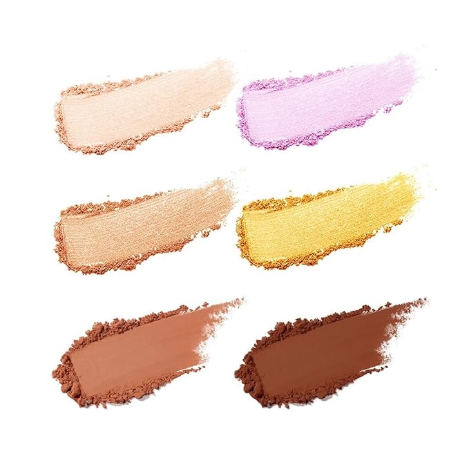 Profusion Cosmetics Jurassic Paddock Playground 6 Shade Face Palette, Achieve Stunning Look with Effortless Luminosity for Radiant and Glamorous Finish-Velvo Beauty