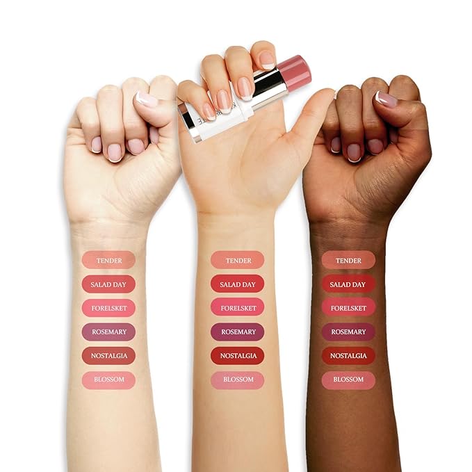 Blush Stick, Cream Blush for Cheeks and Lip Tint, Dewy Finish, Buildable & Blendable Color, Lightweight & Long-Lasting Formula | Mauve, 0.53fl.Oz-Velvo Beauty