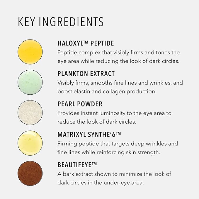 HydroPeptide Eye Authority, Brightens and Helps Restore Radiance to Tired Looking Eyes, 0.5 Ounce-Velvo Beauty