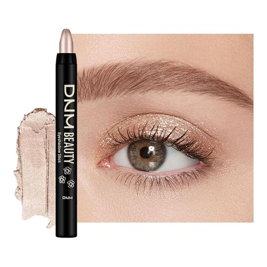 Kaely Cream Eye Shadow Sticks, Silver Moonlight Shimmer Eyeliner Pencil Eyeshadow Palette Makeup, Eye Highlighter Brightener Stick for Older Women Waterproof Pigmented, sombras para ojos, New-60-Velvo Beauty