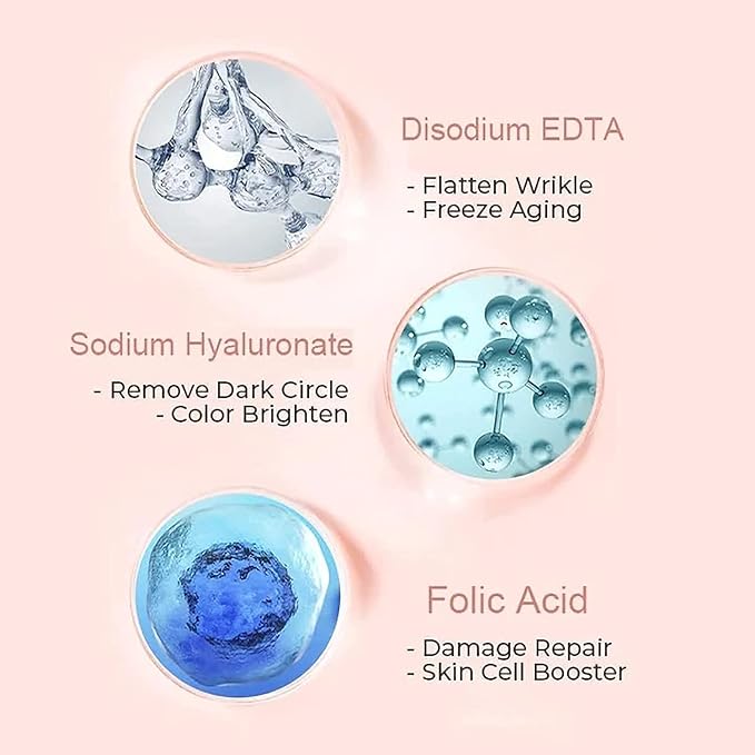 Retinol Polypeptide Eye Cream,Retinol Eye Cream for Dark Circles and Puffiness, Visible Results in 3-4 Weeks, Under Eye Cream for Anti Aging, for Puffiness and Bags to Reduce Fine Lines(2pcs)-Velvo Beauty