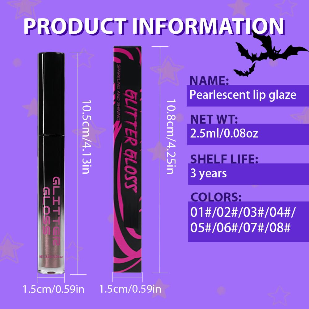 Taupe Metallic Lipstick for Women,Glitter Sparkling Liquid Lipstick,Long Lasting Waterproof Lightweight Comfortable Non-Drying Bold Dark Lip Gloss for Gothic Stage Makeup,Cruelty Free-Velvo Beauty