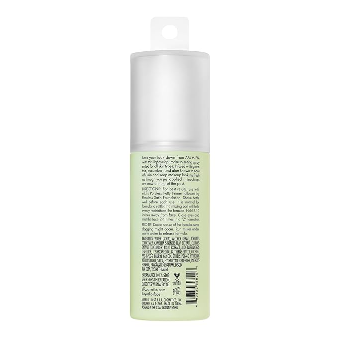 e.l.f. Stay All Night Micro-Fine Setting Mist, Hydrating & Refreshing Makeup Setting Spray For 16HR Wear-time, Vegan & Cruelty-Free, 2.7 Fl Oz-Velvo Beauty