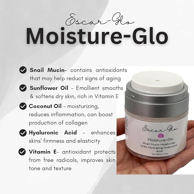 Trio Snail Mucin Unscented Cleanser, Toner and Moisturizer Skin Care Set, White-Velvo Beauty