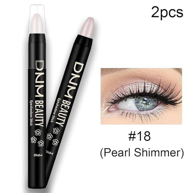 evpct 2Pcs Cream Eyeshadow Sticks Set for Eyes Waterproof, Pearl Shimmer Matte Eye shadow Stick Pencil Pen Bulk sombras en crema para ojos 18+18-Velvo Beauty