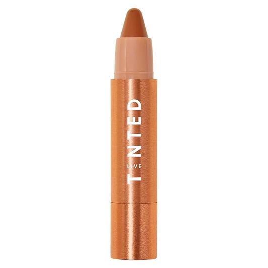 Live Tinted Huestick Multistick: Eye, Lip, & Cheek All In One Makeup stick with Hyaluronic Acid, Squalane, Twistable Crayon Design, Vegan Formula, Made for a Creamy Blendable Feel, Grounded 3g / 0.1oz-Velvo Beauty