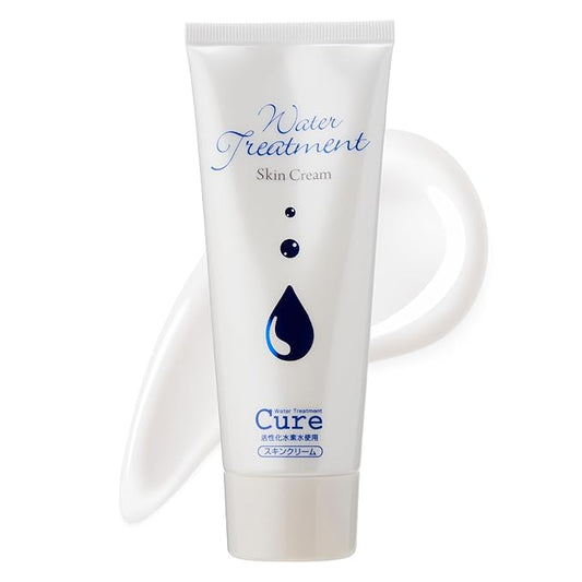 Cure by Toyo | Water Treatment Oil-Free Moisturizer | Face Cream and Body Lotion | Non-Greasy | Sensitive & Dry Skin | 3.5 Ounce-Velvo Beauty
