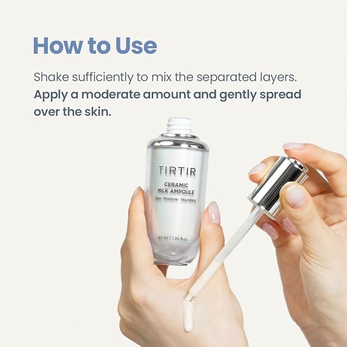 TIRTIR Ceramic Milk Ampoule (1.01 Fl Oz)-Velvo Beauty