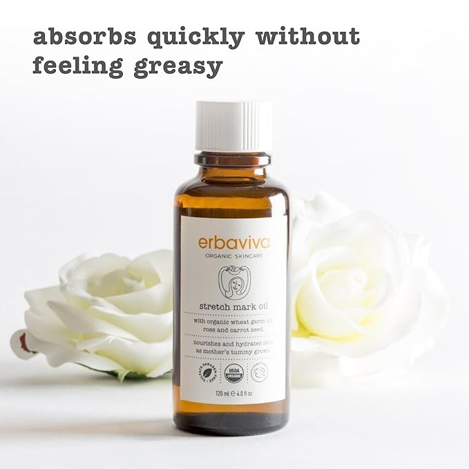 Erbaviva Stretch Mark Oil 4 Fl Oz-Velvo Beauty