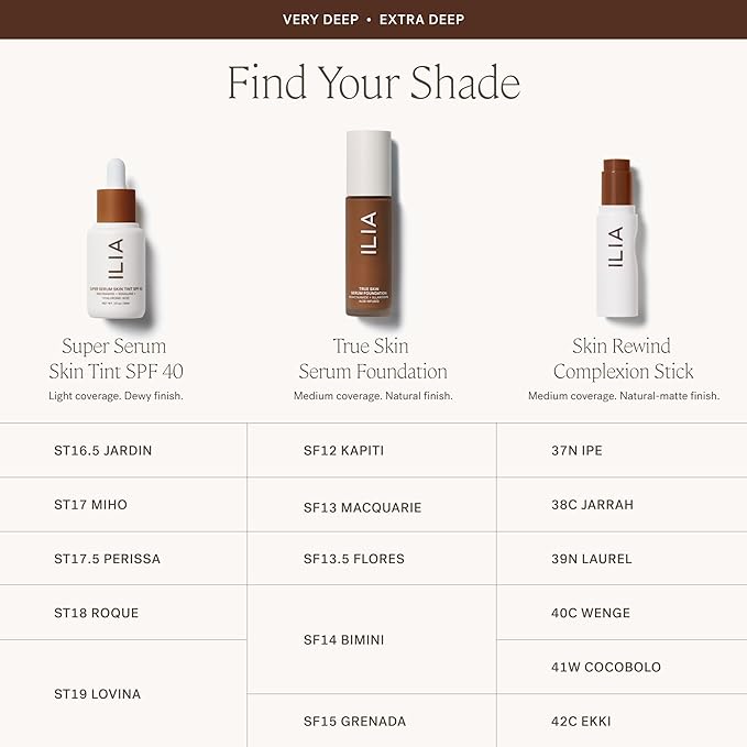 ILIA - Skin Rewind Complexion Stick - Foundation + Concealer + Skincare | Non-Toxic, Vegan, Cruelty-Free, Clean Makeup (38C - Jarrah, 0.35 oz | 10 g)-Velvo Beauty