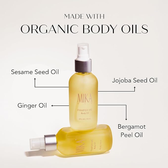 Luxury Organic Body Oil for Women | Hydrating & Moisturizing Body Oil after Shower | Certified Moisturizer for Dry Skin | Clean Beauty, Vegan and Paraben Free-Velvo Beauty