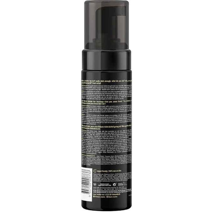 b.tan Dark Self Tanner Mousse | Get Tanned - Best, 1 Hour Express Sunless Tanning Foam, No Fake Tan Smell, Ultra Dark Bronzing Glow, Face & Body, Vegan, Cruelty Free, 6.7 Fl Oz-Velvo Beauty