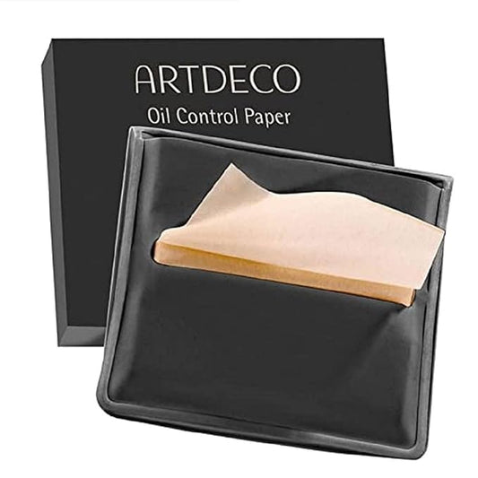 ARTDECO Oil Control Paper - Oil-Absorbing Blotting Paper - Gives Your Complexion a Matte Finish - Refill Pack with 100 Sheets - For Makeup - For Oily Skin - Easy Take Out Design - Face Wash - 100pcs-Velvo Beauty