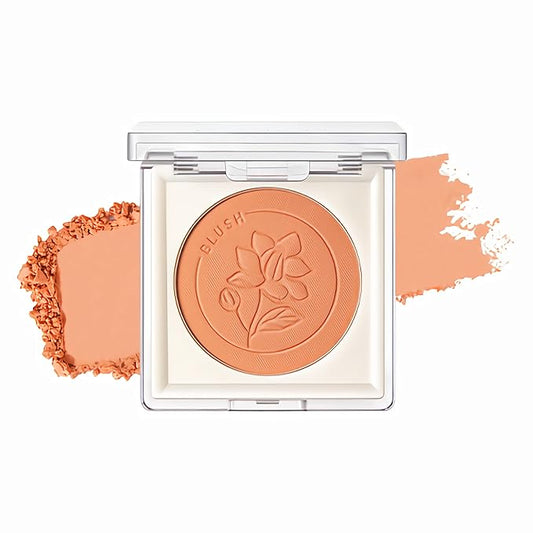 FOCALLURE Powder Palette Blush, Matte Mineral Blush Powder, Bright Shimmer Face Blush Makeup, Contour and Highlight Blush Palette, Highly Pigmented, Long Lasting, Waterproof, Blendable, #201-Velvo Beauty