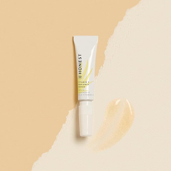 Honest Beauty Mini Vitamin C Brightening Serum | Improves Skin Tone + Complexion | Vitamin C, Pearl, Hyaluronic Acid | EWG Verified + Cruelty Free | Travel Size, 0.33 fl oz-Velvo Beauty