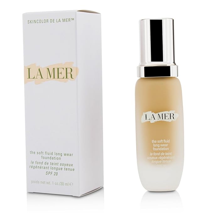 La Mer The Soft Fluid Long Wear Spf 20 Foundation for Women, 13 Linen, 1 Ounce-Velvo Beauty