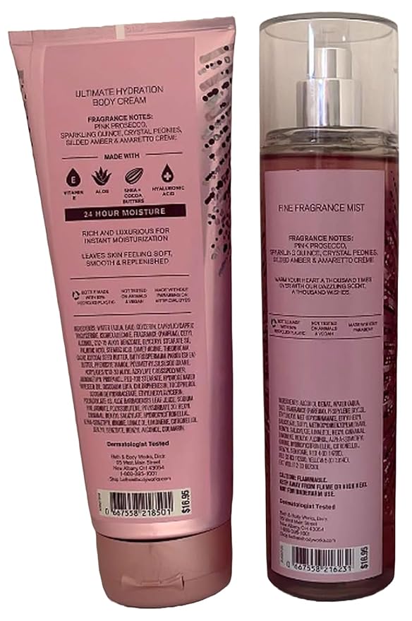 Bath & Body Works - Signature Collection - A Thousand Wishes- Gift Set- Fine Fragrance Mist & Ultra Shea Body Cream by Bath & Body Works-Velvo Beauty