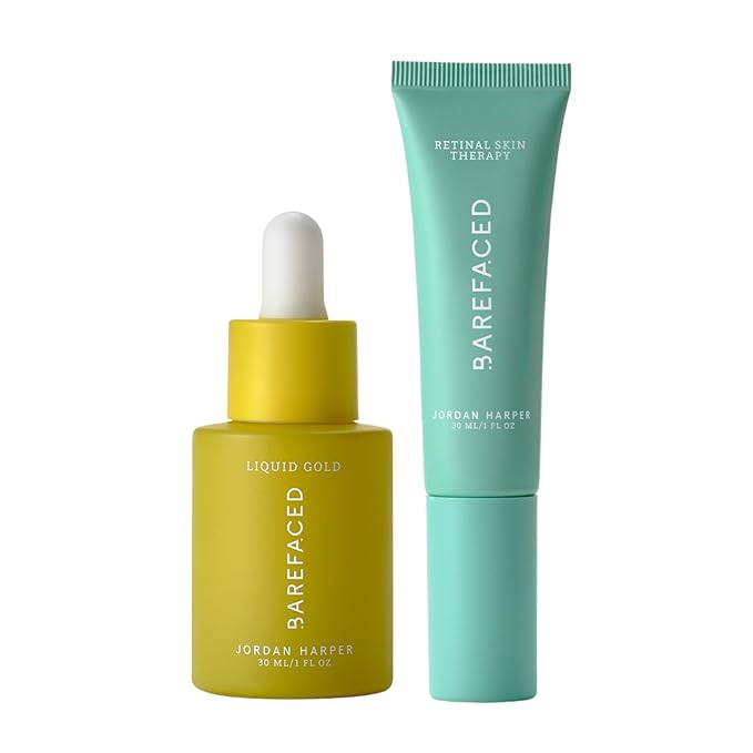 Barefaced Serum Duo - RetinAL & Liquid Gold to Hydrate, Even Skin Tone, & Reduce Signs of Aging-Velvo Beauty