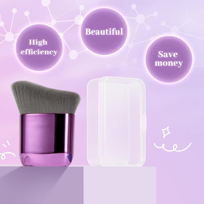 Yoseng Self Tanner Brush for Body & Face - Kabuki Makeup Brush for Self-Tanner,Tanning Mousse,Foundation & Bronzer | Streak-Free Application,Professional Tanning & Body Makeup Tool (Small)-Velvo Beauty