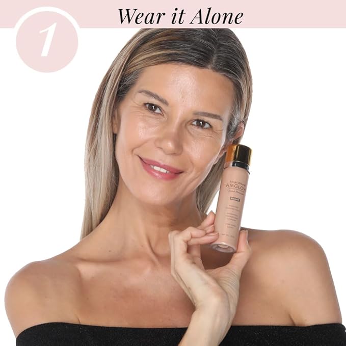 Jerome Alexander MagicMinerals AirGlow Tinted Highlighting Night Mist, Illuminating Airbrush Tinted Moisturizer Spray | Bronze Glow-Velvo Beauty