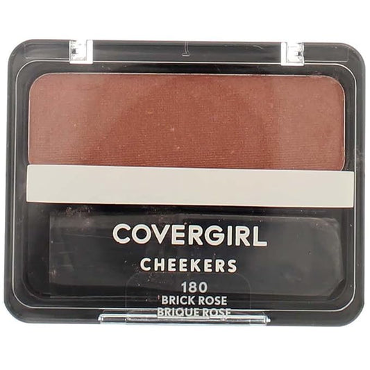 COVERGIRL Cheekers Blendable Powder Blush Brick Rose.12 oz (packaging may vary)-Velvo Beauty