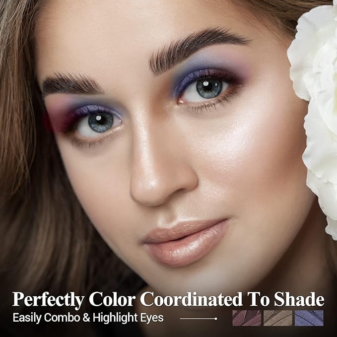 3PCS Cream Eyeshadow Sticks, Neutral Metallic Makeup Pencil For Eyes, Eye Brightener Highlighter, Waterproof & Long Lasting Eye Shadow Stick And Eyeliner Set-Velvo Beauty