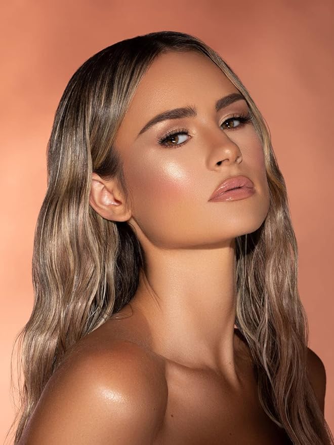 SHEGLAM Glow Bloom Liquid Waterproof Highlighter Long Lasting Cream Highlighter with Shimmer Dewy Finish - Tea Cake-Velvo Beauty