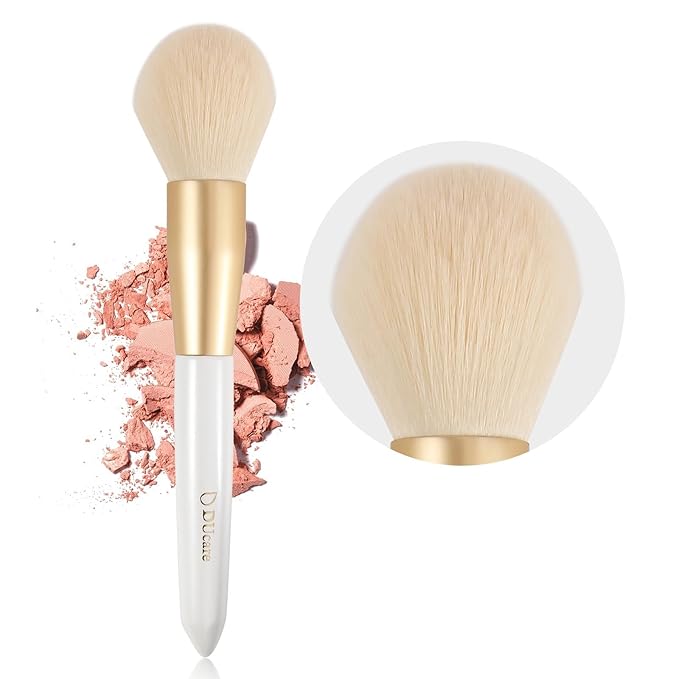DUcare Tapered Blush Brush for Cheeks - Pointed Powder Brush for Light Application, Multi-Purpose Makeup Brushes Perfect for Highlighting, Defining, Sculpting, and Contouring-Velvo Beauty
